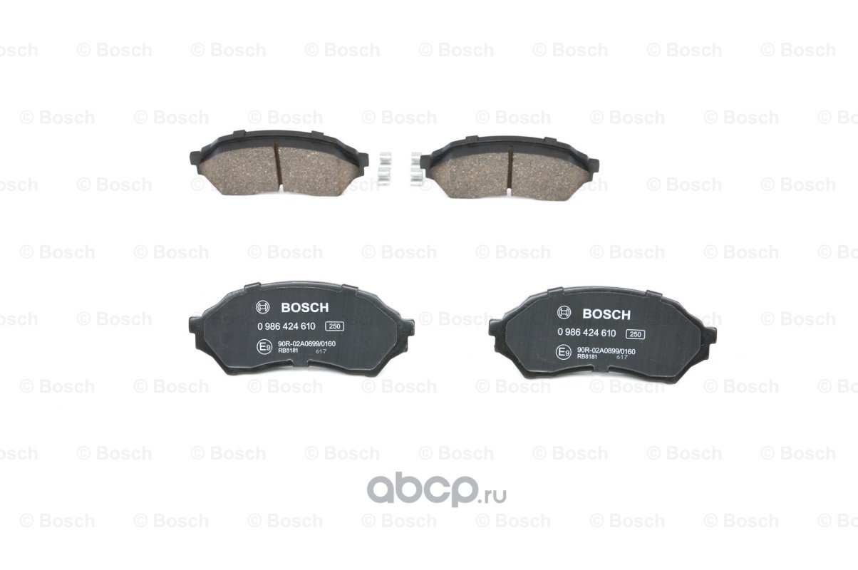 Bosch 0986424610 Комплект тормозных колодок, дисковый тормоз