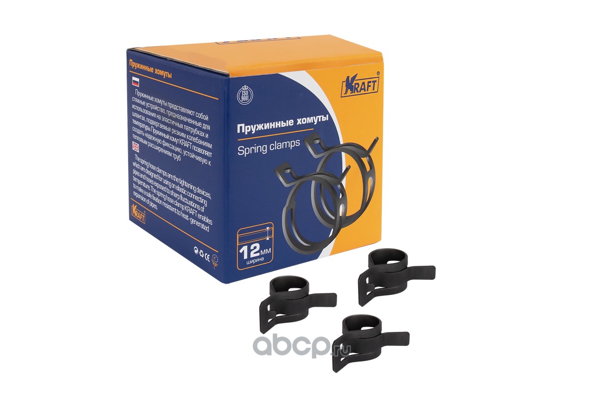 Купить KT880536 Kraft KT 880536 Хомут пружинный 14 мм и аналоги