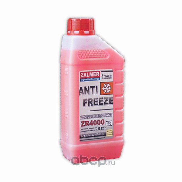 ZALMER ZR40R001 Antifreeze ZR4000  LLC G12+ (красный)  1л