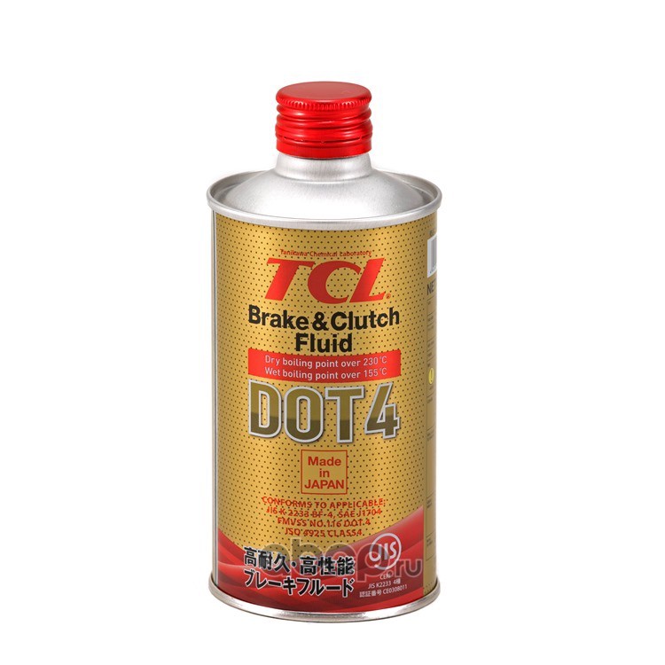 TCL 00840 Тормозная жидкость TCL DOT4, 0,355л
