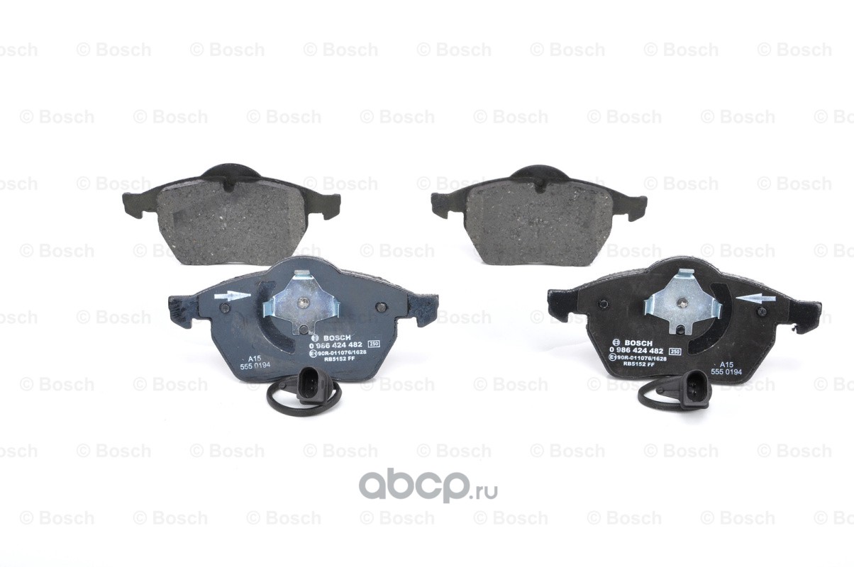 Bosch 0986424482 Колодки тормозные дисковые, комплект