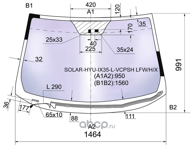 Купить Лобовое Стекло Ix35