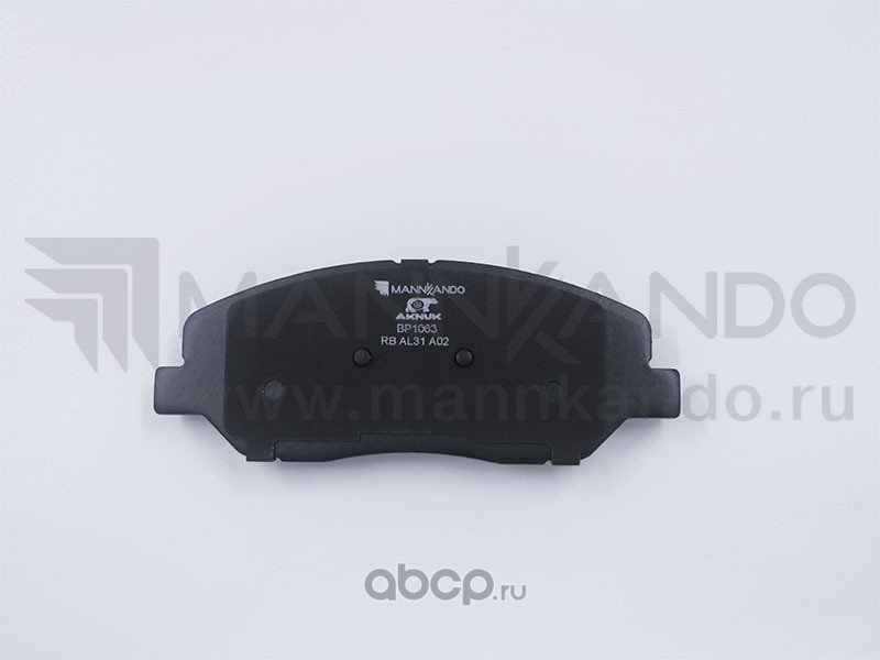 AKNUK BP1063 Колодки тормозные дисковые передние SORENTO II (XM) 2.2 CRDi AKNUK