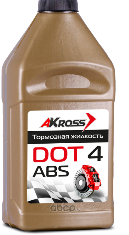 Тормозная жидкость DOT-4 (Золото) 455г AKS0001DOT