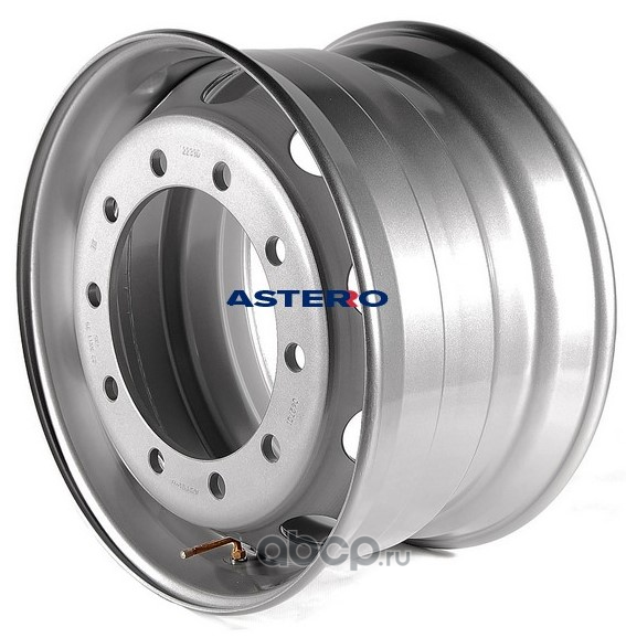 ASTERRO 2239D Диск штампованный 11,75x22.5 10/335 ET120 D281 СЕРЕБРИСТЫЙ