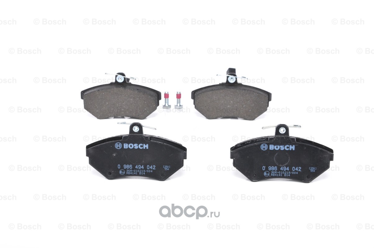 Bosch 0986494042 Колодки тормозные дисковые, комплект