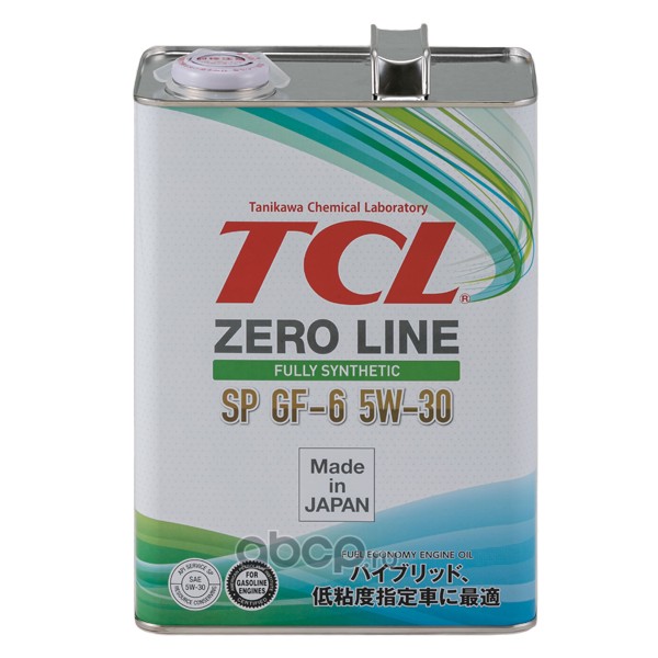 TCL Z0040530SP Масло моторное TCL Zero Line Fully Synth, Fuel Economy, SP, GF-6, 5W30, 4л