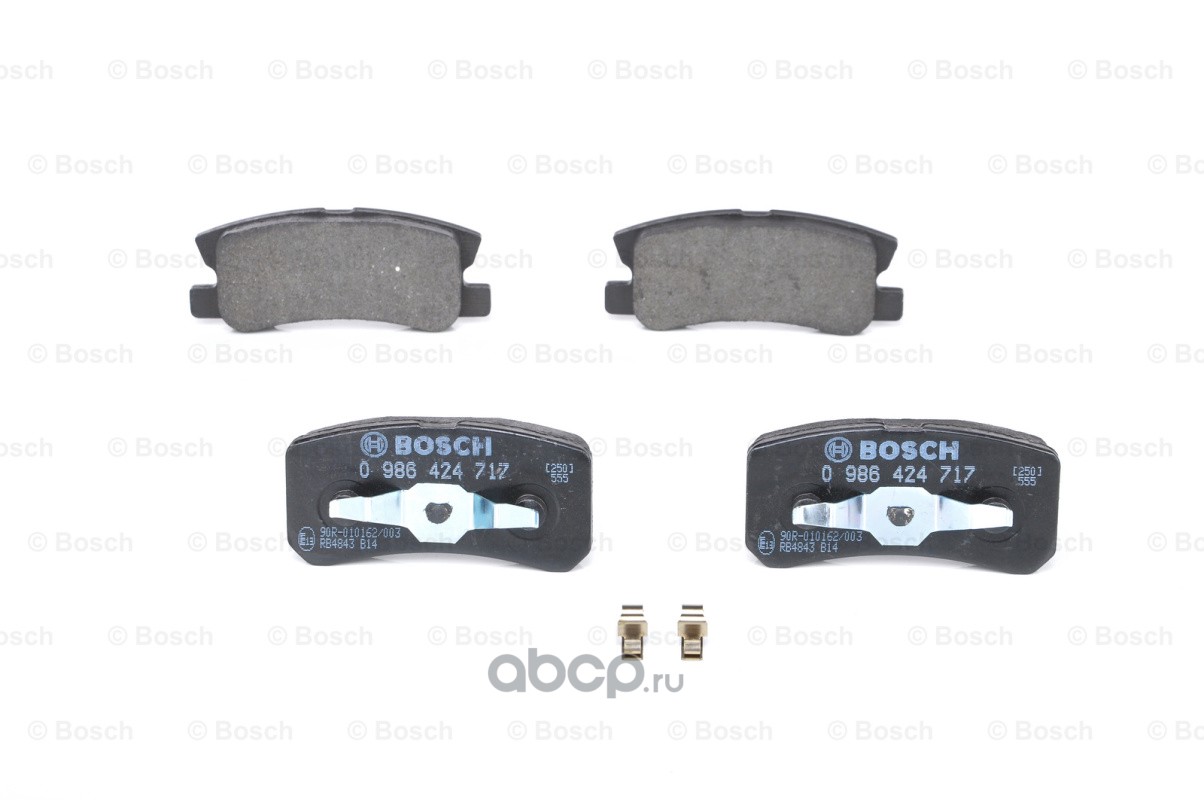 Bosch 0986424717 Колодки тормозные задние