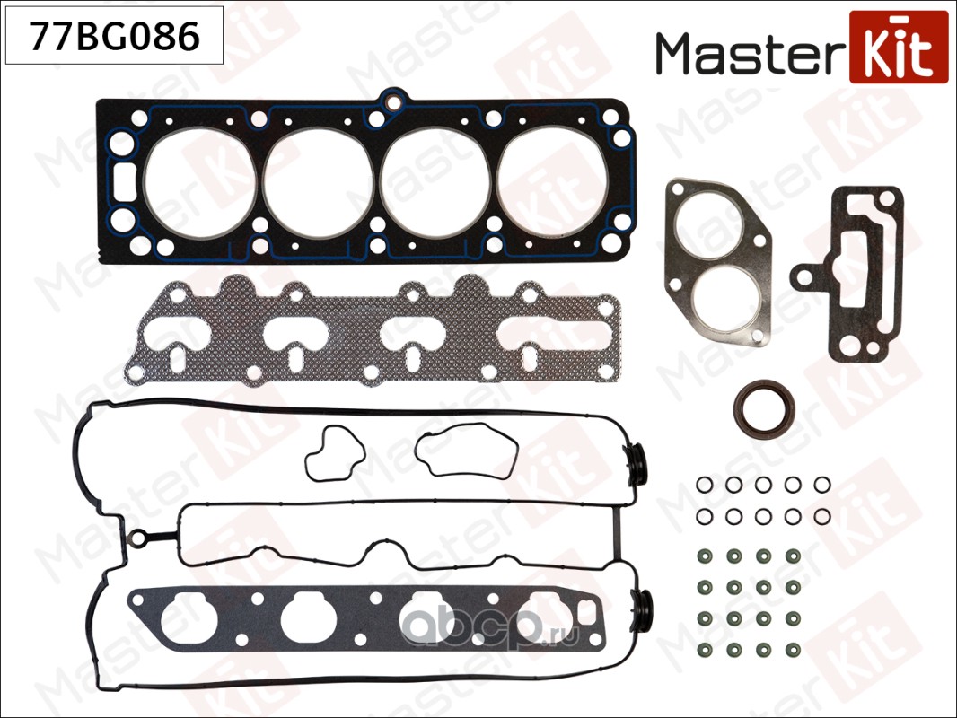 77BG086 MasterKit Набор прокладок верхний купить запчасти в Банзай Авто