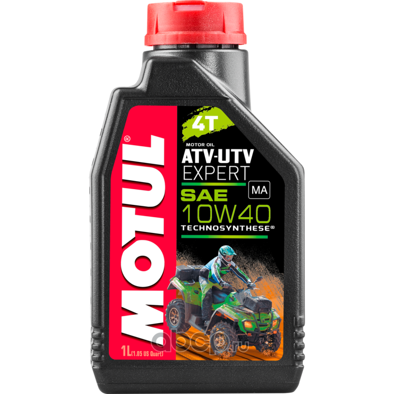 MOTUL 105938 Масло моторное 4T ATV UTV Expert 10W40 полусинтетическое 1 л