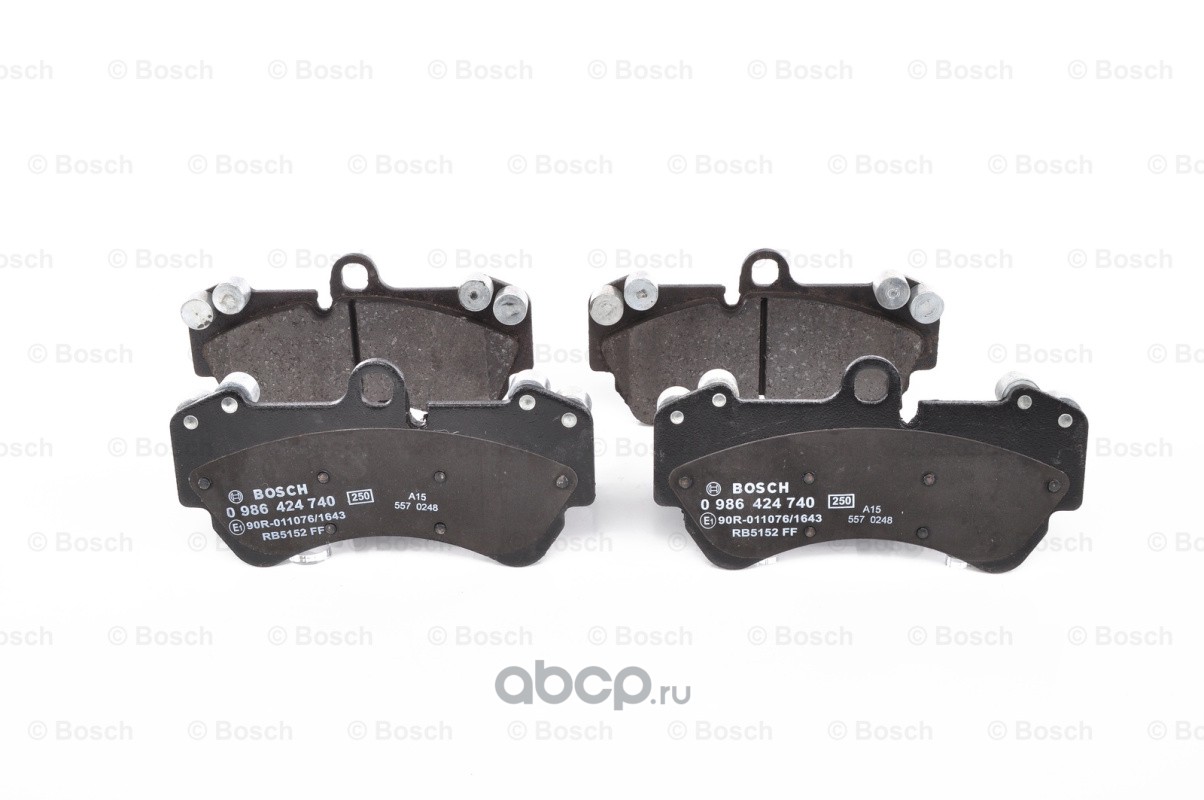 Bosch 0986424740 Колодки тормозные дисковые, комплект