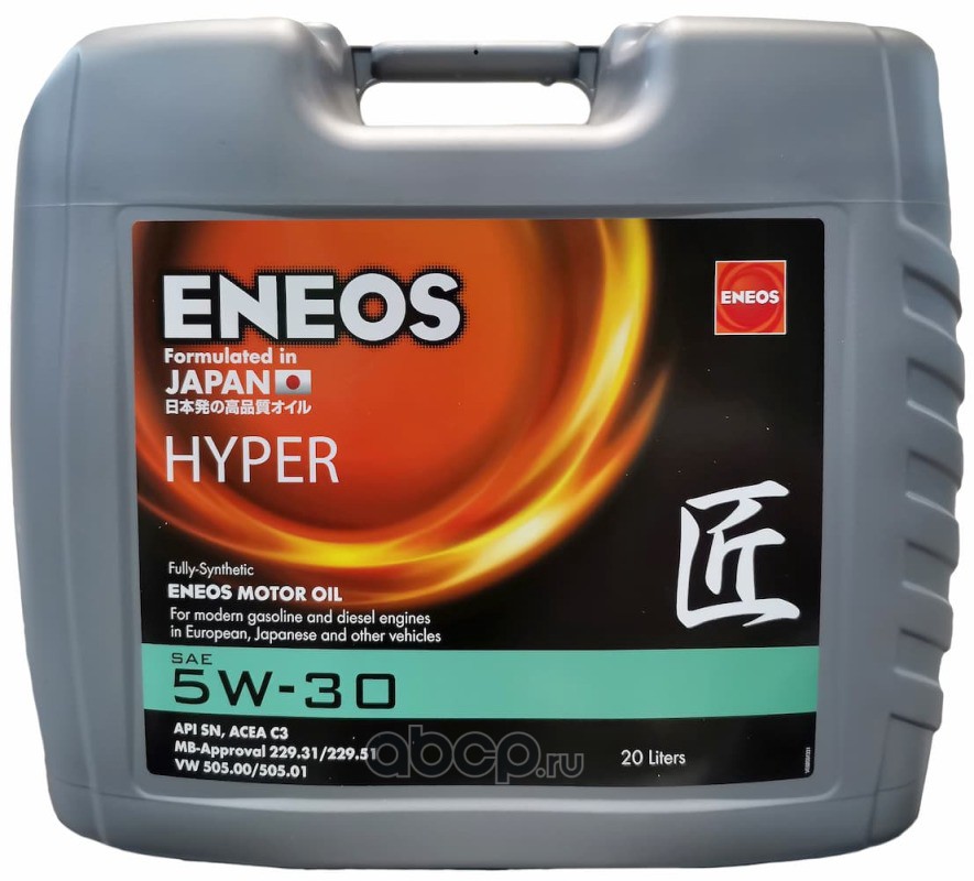 ENEOS EU0030201N Масло моторное синтетика 5W-30 20 л.