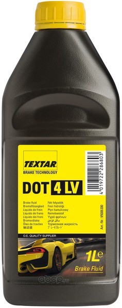 Textar 95006200 Жидкость тормозная dot 4 LV, BRAKE FLUID, 1л