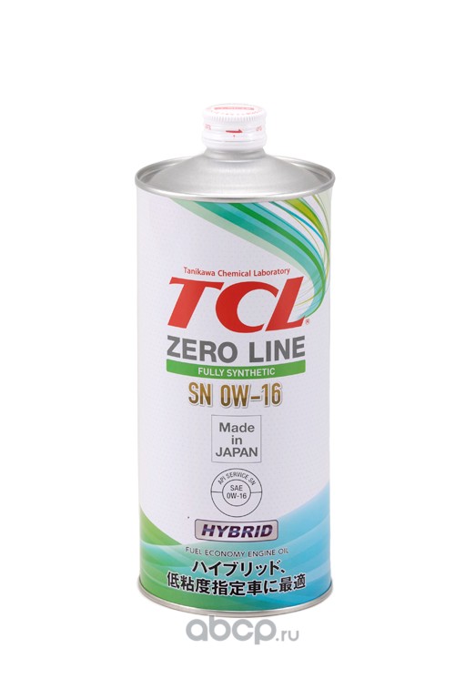 TCL Z0010016 Масло моторное TCL Zero Line Fully Synth, Fuel Economy, SN, 0W16, 1л