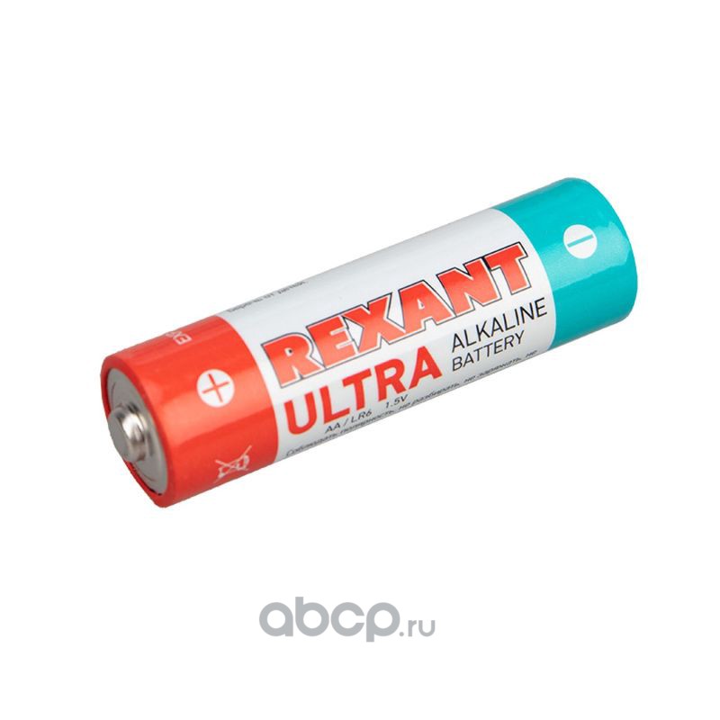REXANT 301025 Ультра алкалиновая батарейка AA/LR6 1,5 V 2 шт. блистер REXANT