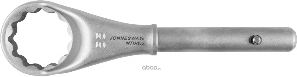 Jonnesway W77A155 Ключ накидной усиленный, 55 мм, d24.5/300 мм