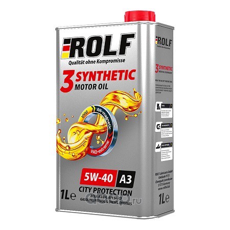 ROLF 322552 ROLF синтетическое 3-SYNTHETIC 5w40 ACEA A3/B4  1л