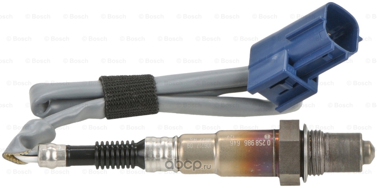 BOSCH 0258986646 Лямбда-зонд NISSAN: PRIMERA (P12) 2.0 02-, PRIMERA  Hatchback (P12) 2.0 02-, PRIMERA универсал (WP12) 2.0 02-, TEANA I (J31)  2.0 03-08, X-TRAIL (T30) 2.0/2.0 4x4/2 Описание, цена, фото, применимость к  автомобилю, заводские ...