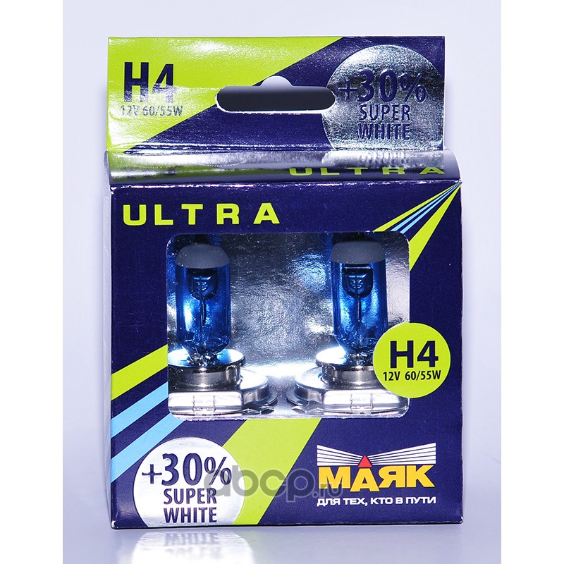 Лампа h-7 12v 55w+30% Маяк Ultra super White. Лампы н4 Маяк ультра h4. Лампы галогеновые Маяк н4 ультра. Лампа " Маяк  ультра " h4 12v 60/55w.