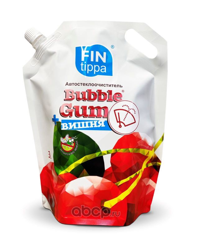 Bubble Gum 4607066983214 Стеклоочиститель марка 01, Bubble Gum, ВИШНЯ, 3л