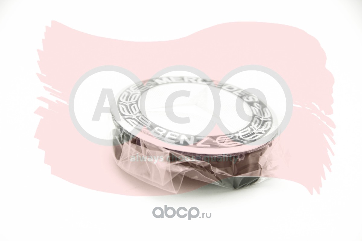 ACQ AME0137 Колпак ступицы колеса (дизайн оригинал ,звезда с лавровым венком, темно синий)