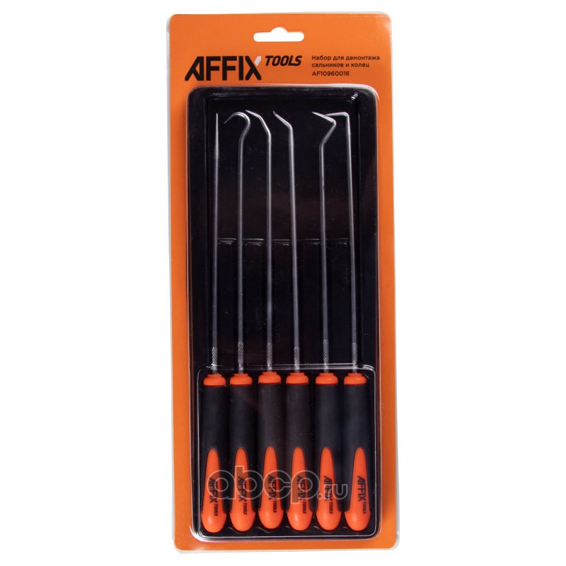 AFFIX AF10960016 AFFIX Набор для демонтажа сальников, колец и шлангов, 6 предметов