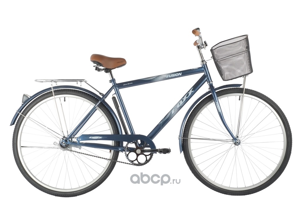 Велосипед 28 дорожный FOXX Fusion, количество скоростей 1, рама сталь 20, синий 28SHCFUSION20BL1