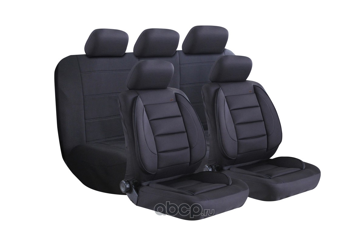 KT 835637 Kraft Чехлы универсальные COMFORT премиум полиэстер SRS Airbag 11  предметов поролон 5мм 4 молнии бокподдержка спины купить запчасти в Банзай  Авто