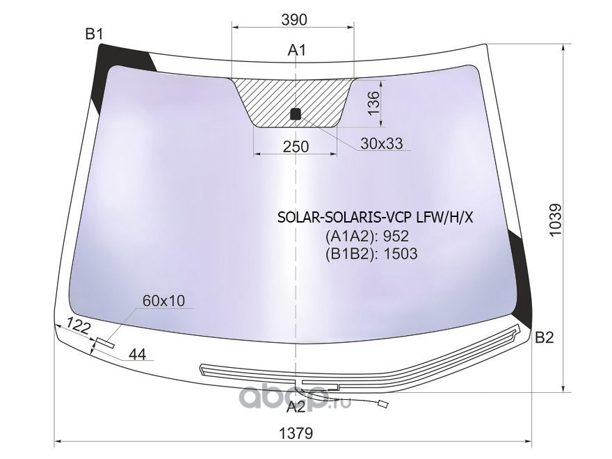Стекло лобовое солярис 2013 год