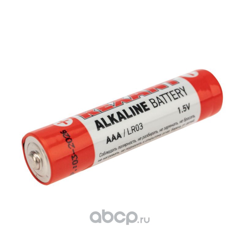 Алкалиновая батарейка AAALR03 1,5 V 4 шт. блистер 301012