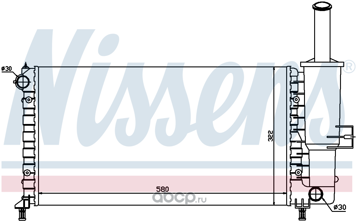 Nissens производитель. 61881 Nissens. Радиатор Fiat punto 1.2 99-. 61881 Радиатор. Nissens радиатор.