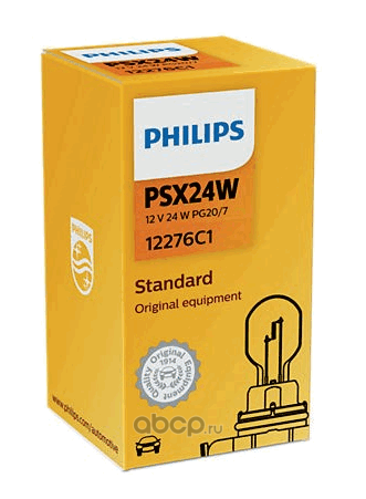 Лампа 12V PSX24W 24W PG207 Standard 1 шт. картон 12276C1