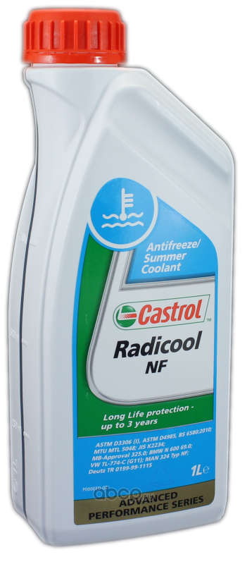 Castrol 15C2AF Антифриз Radicool NF концентрат синий 1 л