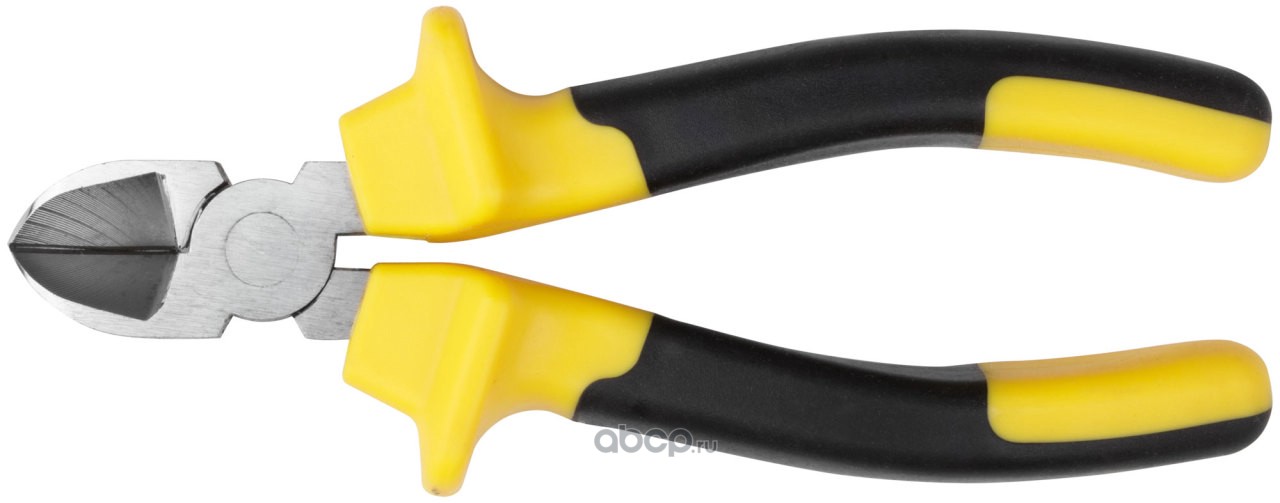 Бокорезы Старт, черно-желтые прорезиненные ручки, хром-никелевое покрытие 165 мм 49951