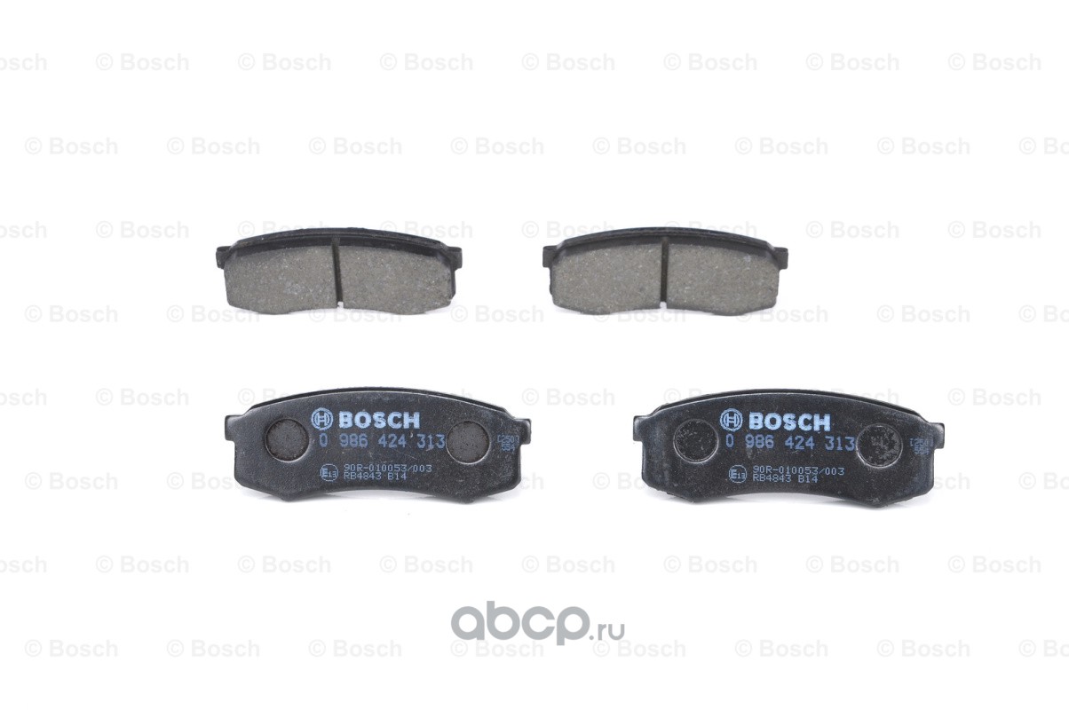 Bosch 0986424313 Колодки тормозные задние