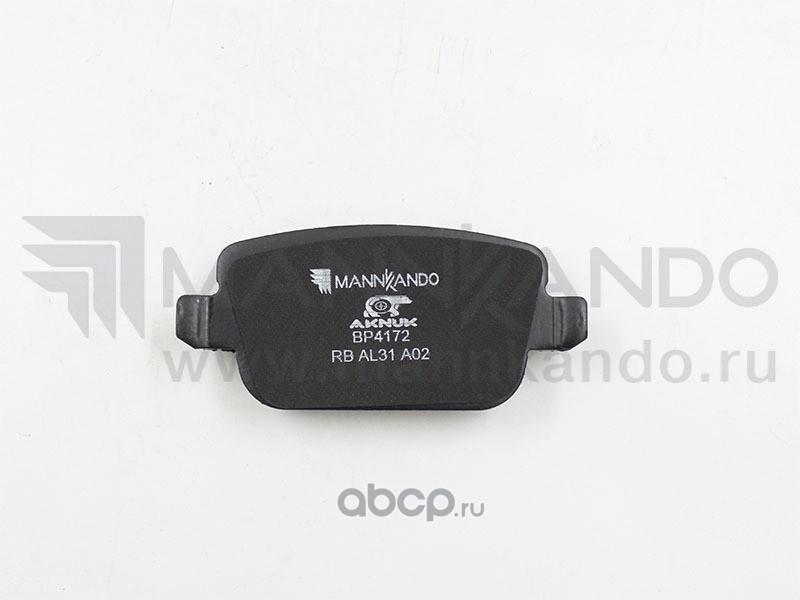 AKNUK BP4172 Колодки тормозные дисковые задние FREELANDER 2 (L359) 2.0 Si4 AKNUK