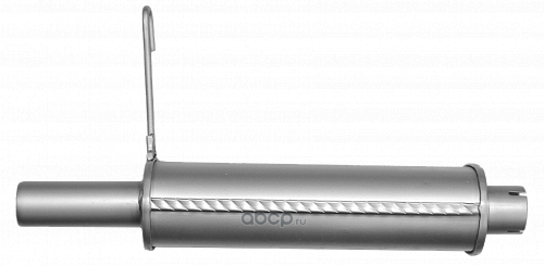 Глушитель ГАЗ-3302, 3221, 2705 дв. ЗМЗ-402, 405, 406, ГАЗ-560 труба 66 мм