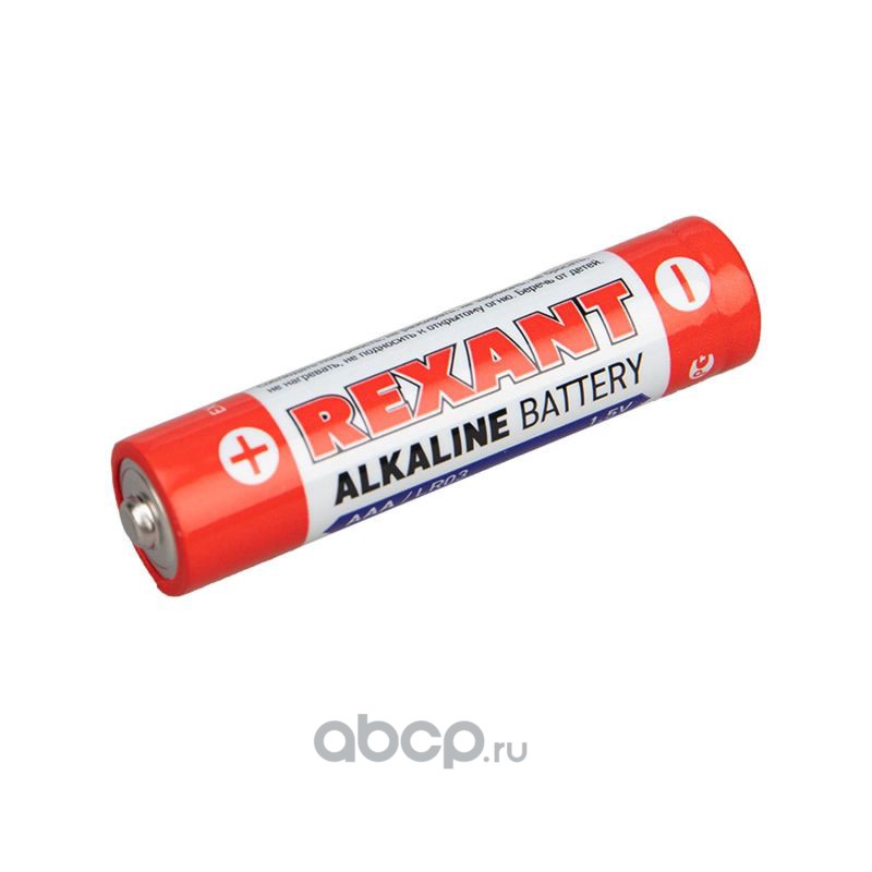 Алкалиновая батарейка AAALR03 экономичная упаковка 24 шт. REXANT 301013