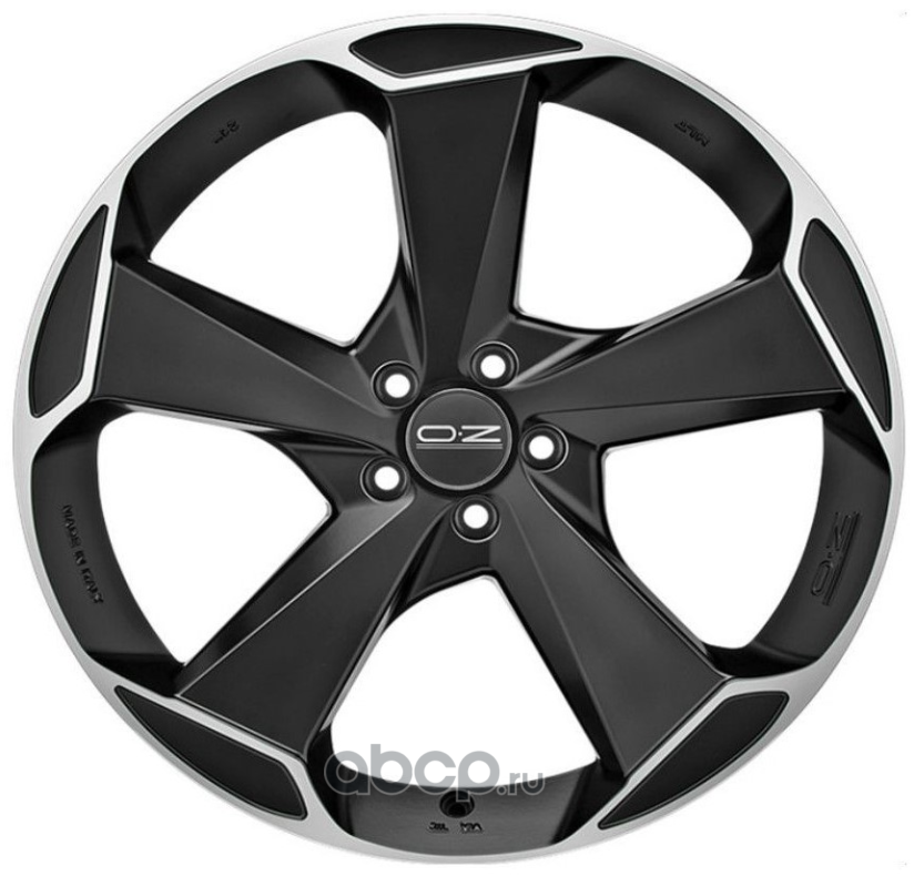 OZ W0199120054 10x21 5/112 ET52 DIA79 Matt Black + Diamond Cut