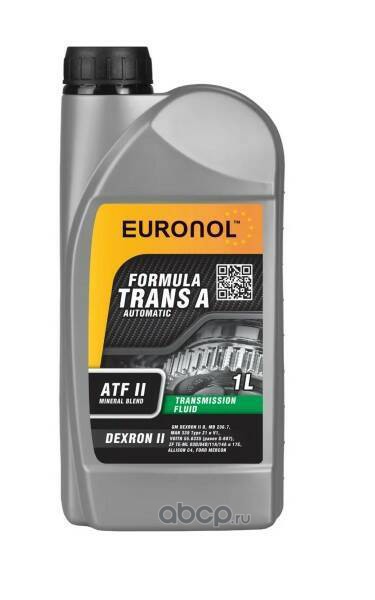EURONOL 80037 Трансмиссионное масло АКПП, ГУР синтетика 1л.