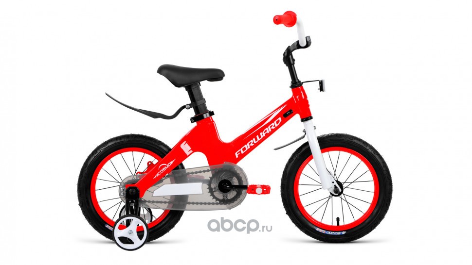 Велосипед FORWARD COSMO 14 (14 1 ск.) 2020-2021, красный 1BKW1K7B1003