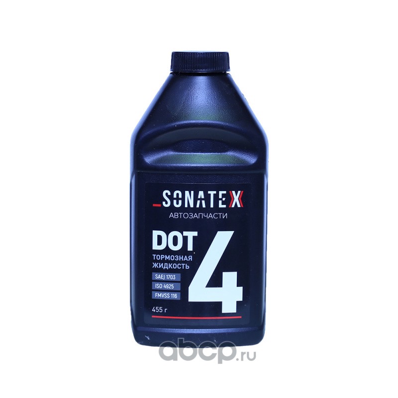 Sonatex 102643 Жидкость тормозная DOT4 0,455 г.