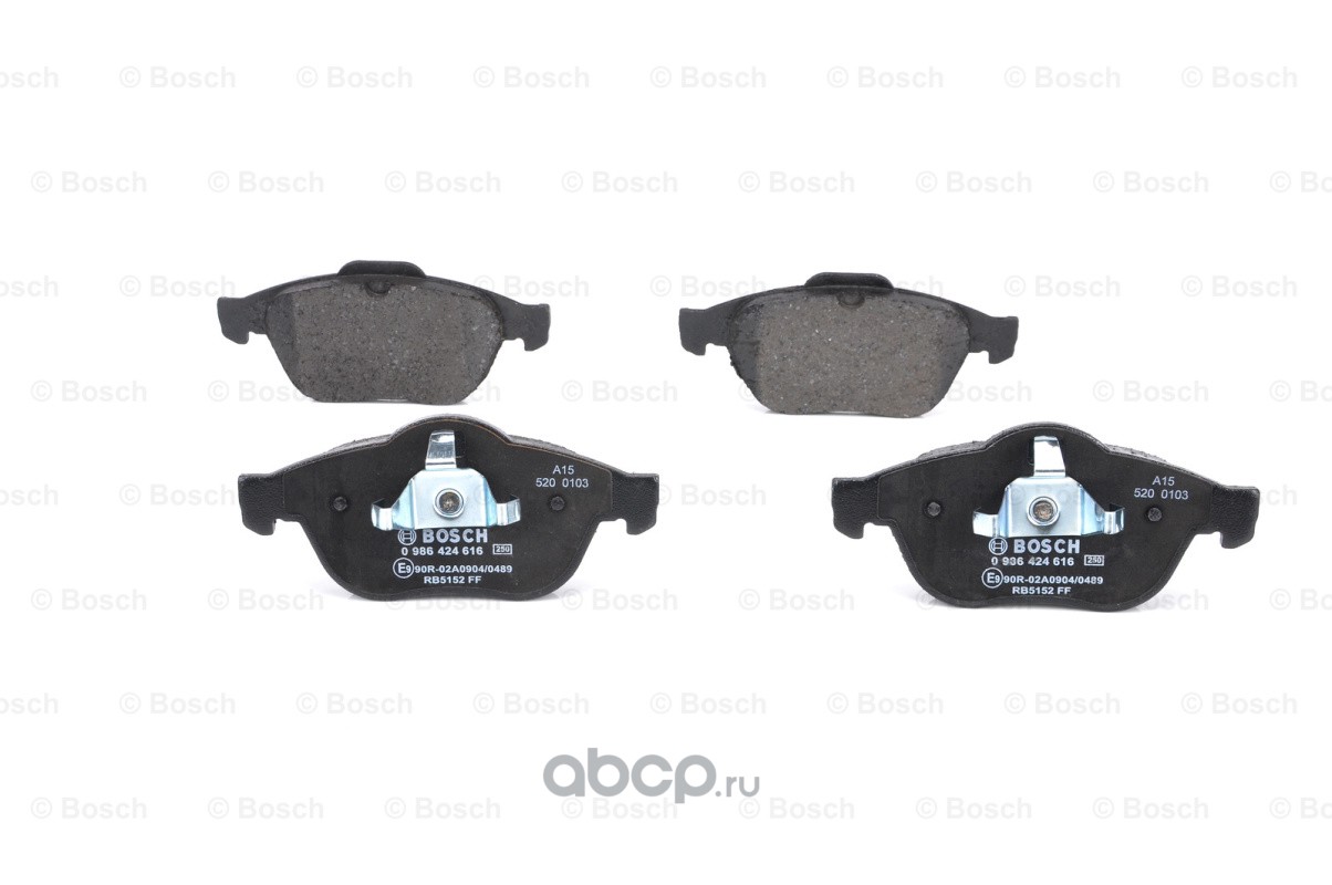 Bosch 0986424616 Комплект тормозных колодок, дисковый тормоз
