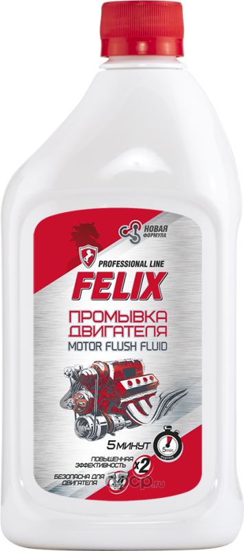 Felix 410060007 Промывка двигателя 5 минут FELIX 500 мл
