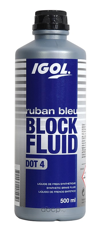 Liquide de frein IGOL Dot 4 Ruban bleu 500ml