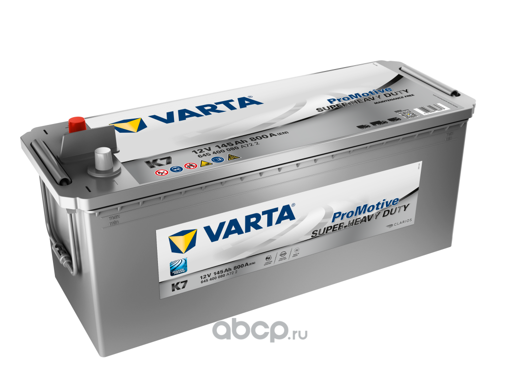 645400080 Varta Аккумулятор VARTA PROMOTIVE SHD [12V 145Ah 800A B00] купить  запчасти в Банзай Авто