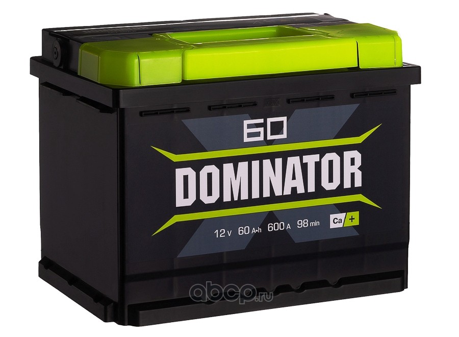 DOMINATOR 560108060 Автомобильный аккумулятор 60 Ач (0) 6СТ-60VLR 600 A (CCA)