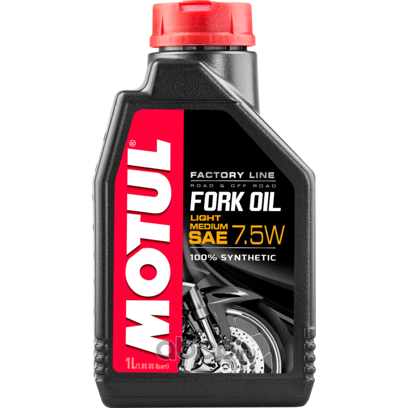 MOTUL 105926 Масло вилочное и амортизаторное FORK OIL FL L/M 7.5W 1 л