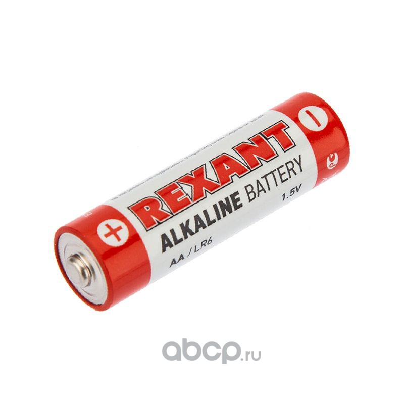 REXANT 301027 Алкалиновая батарейка AA/LR6 1,5 V 4 шт. блистер REXANT