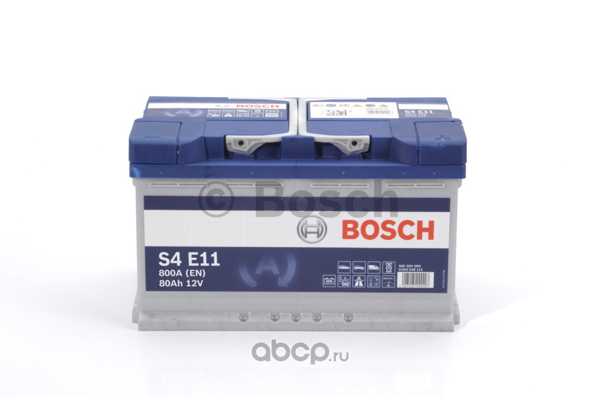 Bosch 0092S4E111 Стартерная аккумуляторная батарея